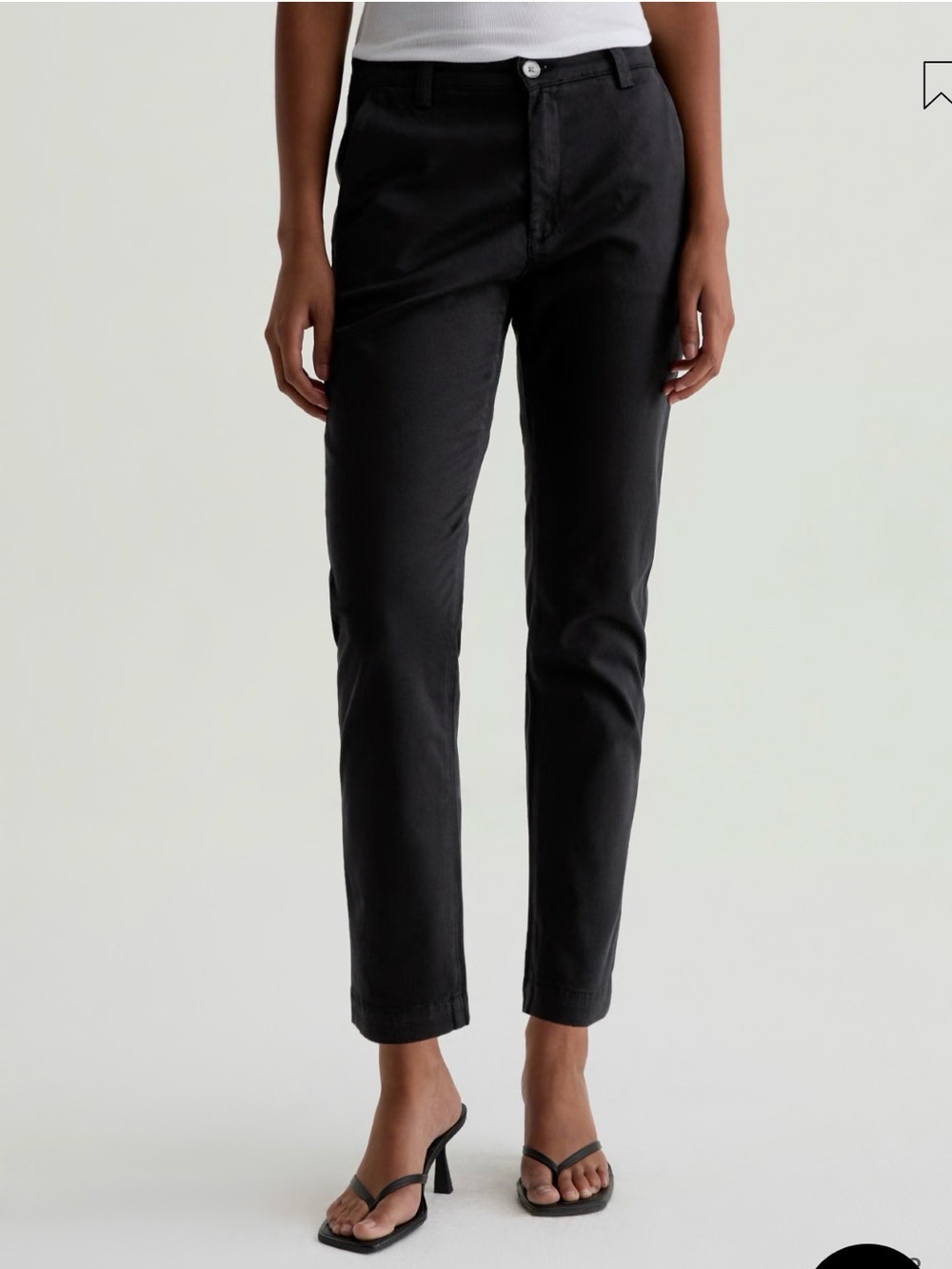 Ag Adriano Goldschmied Caden Tailored Trousers Black
